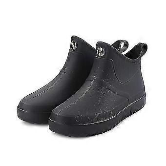Men's Wellies Ankle Short Boots Garden Waterproof Rubber Rain Boots