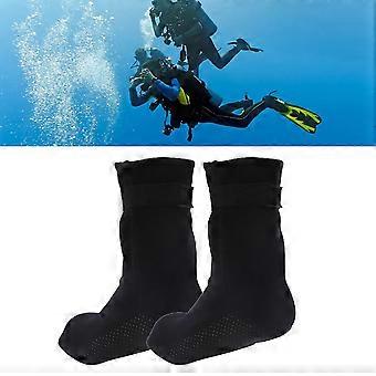 3mm Neopren Tauchsocken Wasserdicht Atmungsaktiv Dehnbar Rutschfestigkeit Tauchen Neoprenanzug Socken für Frauen Männer