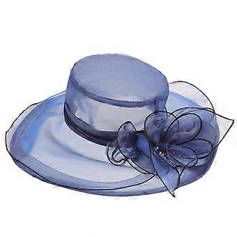 Portable Women Church Hat Gauze Sun Hat Sun Shade Hat Summer Church Gauze Hat for Outdoor