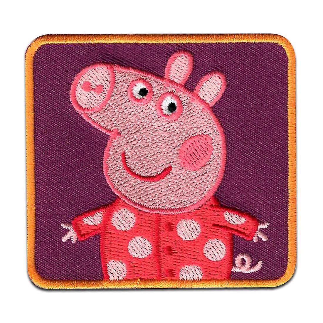 Peppa Pig Pyjamas Kids - patch, iron-on patch, size: 6.8 x 6.4 cm