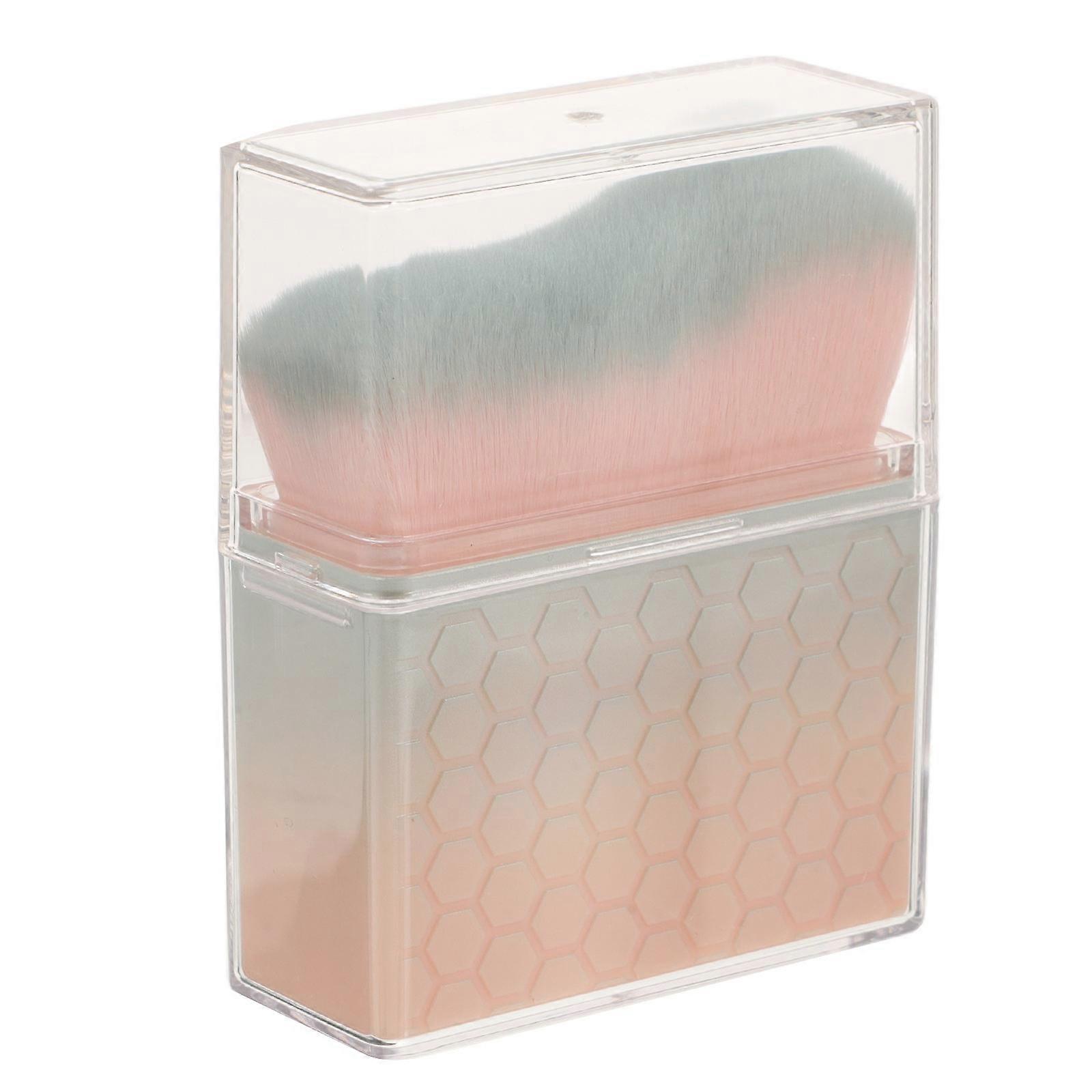 Wave Shape Self Tanner Applicator for Makeup 1 Soft Bristle Brush