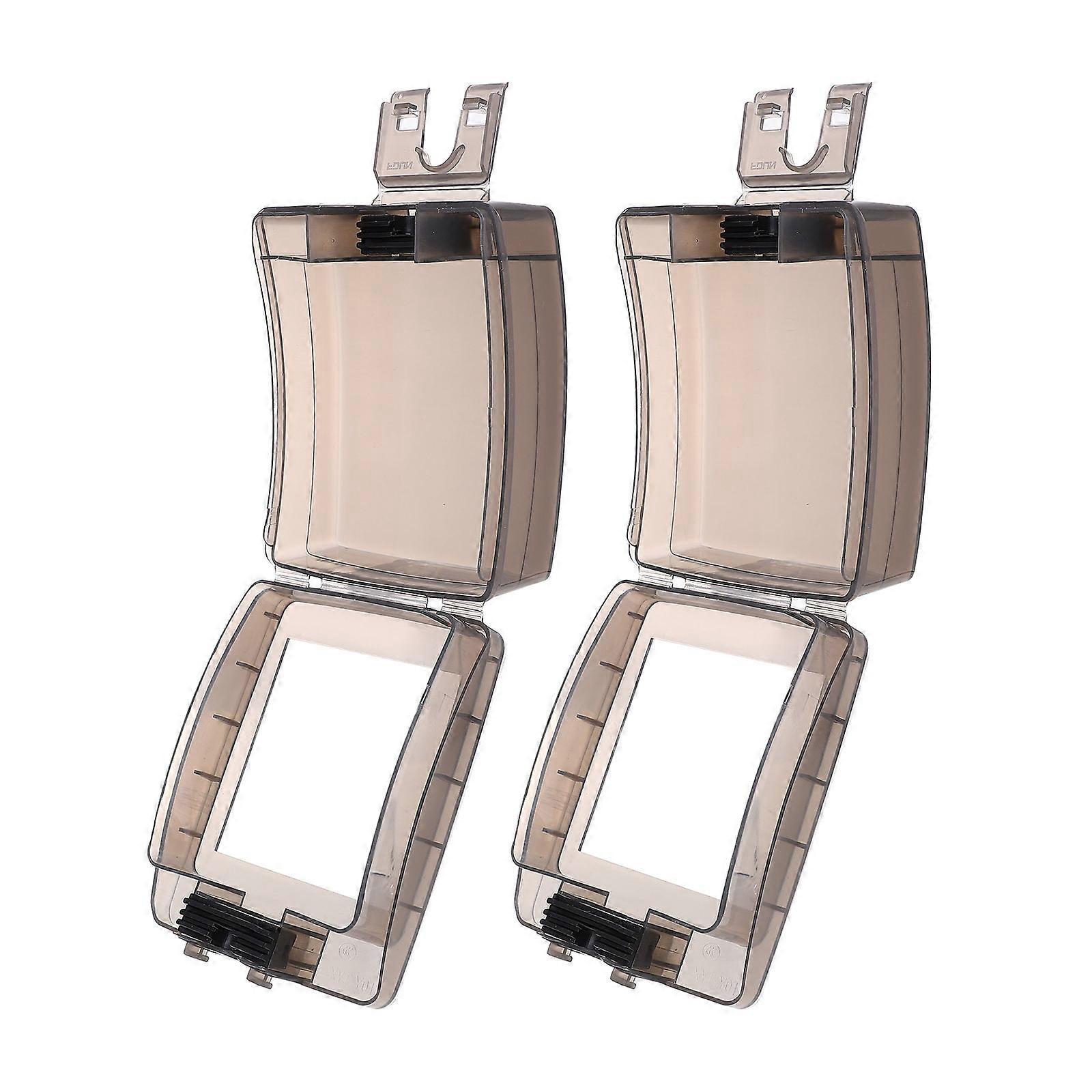 2 Sets Switch Waterproof Covers Socket Waterproof Covers Socket Protectors