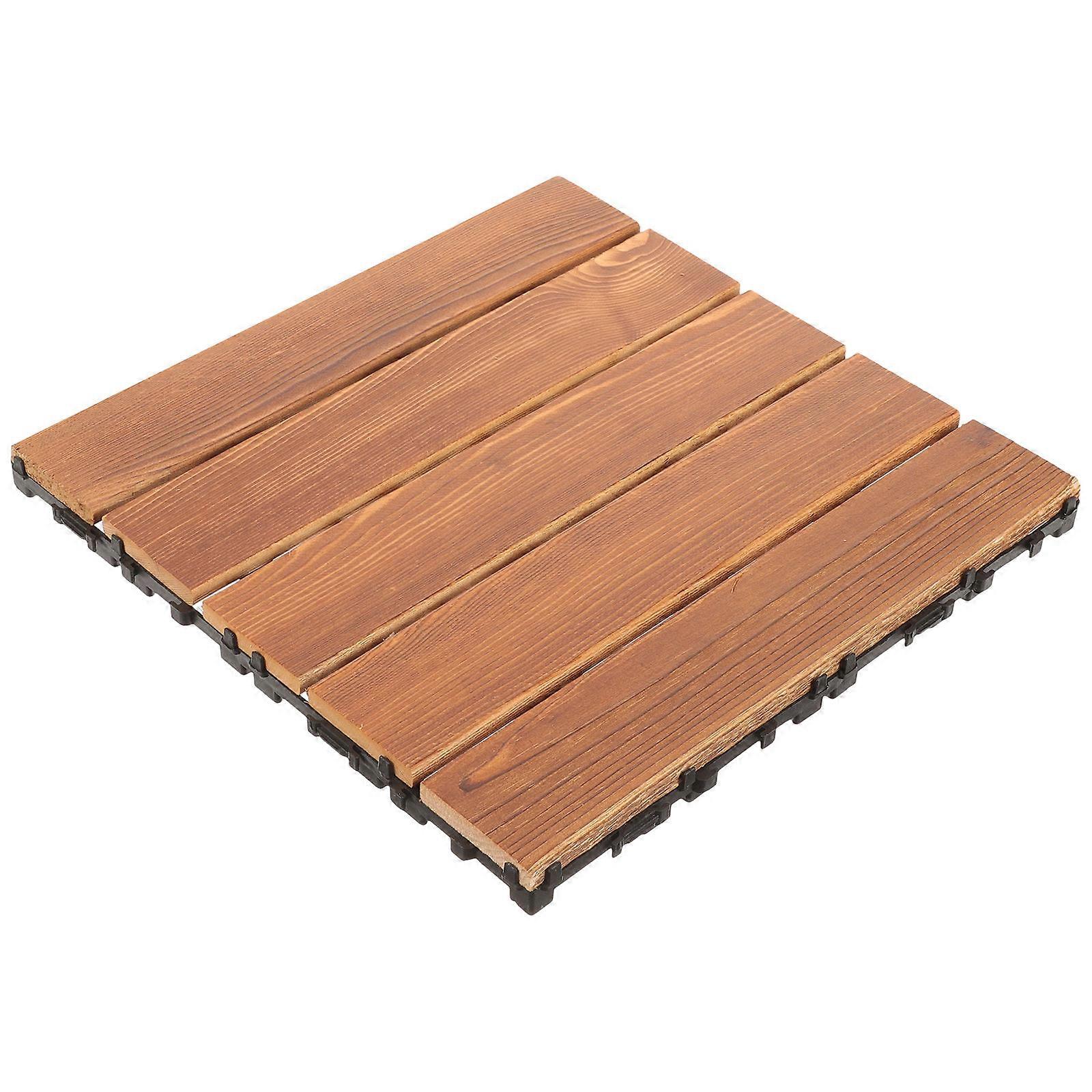 Balcony Deck Tile Patio Deck Tile Outdoor Flooring Decoration Multipurpose Interlocking Tile