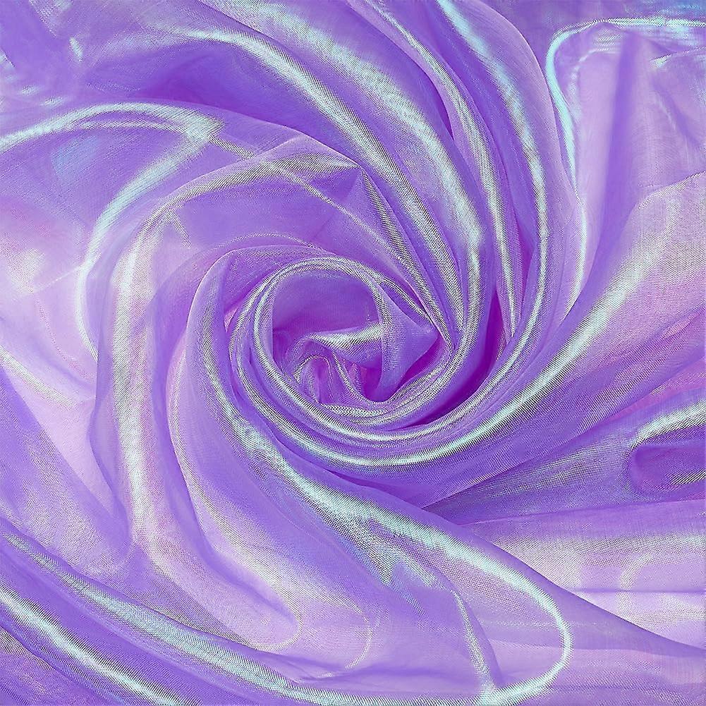 Laser Polyester Fabric Garment Accessories Dodger Blue 150cm
