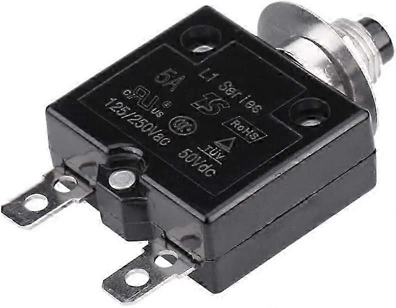 Reset Manual Switch Thermal Circuit Breaker Over Current Overload Protector(5A) [MI]