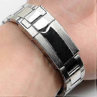 20mm Watch Accessories Stainless Steel Butterfly Clasp Watch Band Best compatible with Rolex Daytona