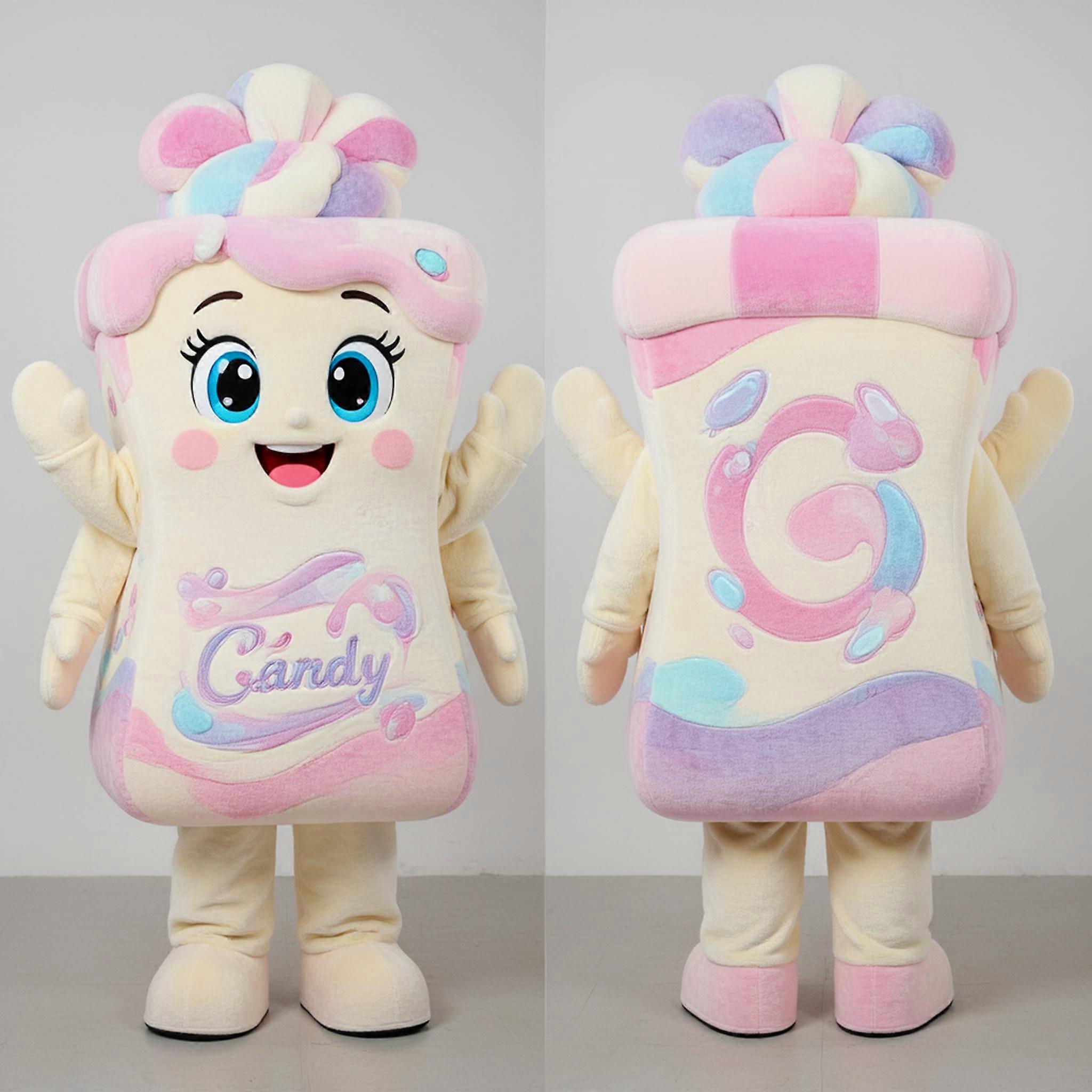 MASTICOT Cream Pastel Candy Box Mascot