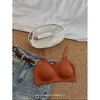 French Romantic Seamless Invisible Thin Strap Backless Beauty Back Wireless Bra For Women