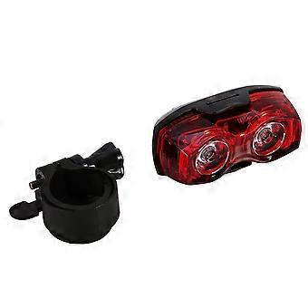 Luce lampeggiante a 2 LED per bicicletta, luce posteriore di sicurezza, nuova luce di avvertimento per bicicletta, luminosa