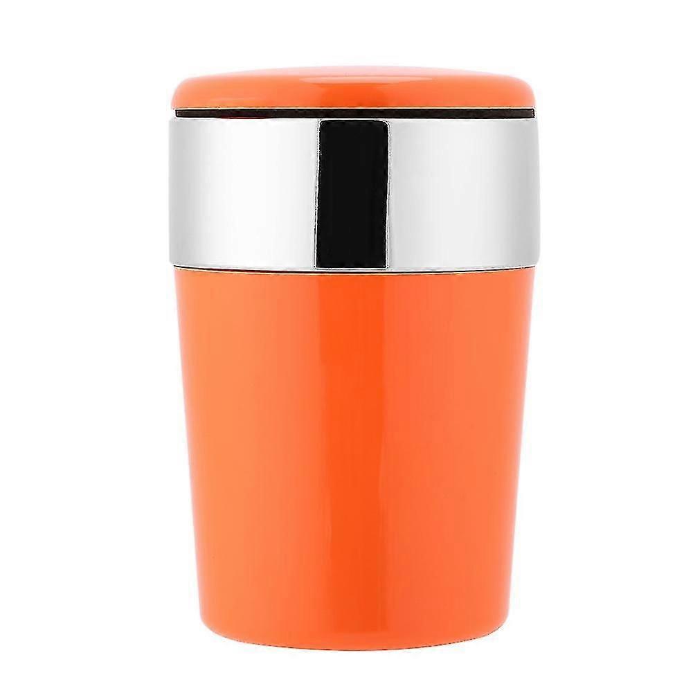 Portable car ashtray with LED light