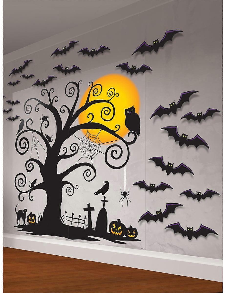 Cemetery wall decoration kit