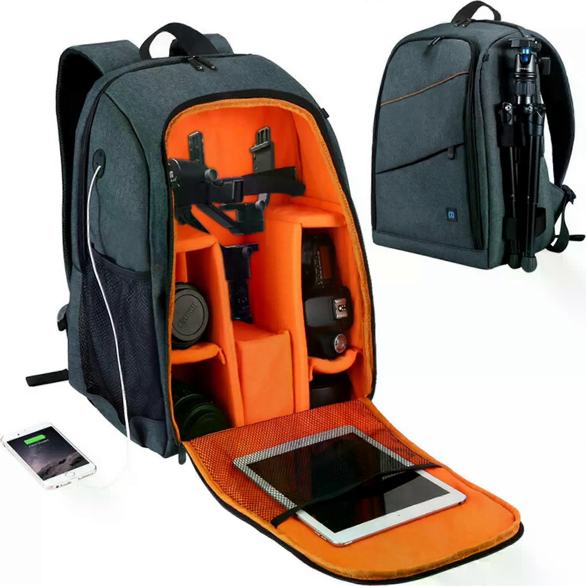 Anti-Theft Waterproof Camera Backpack With Quick-Access Design