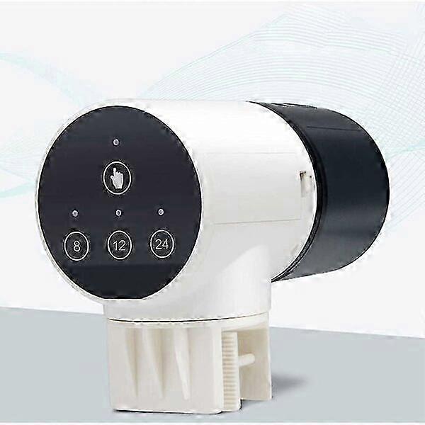 Automatic Fish Feeder, Battery Powered, Manual and Automatic Modes, Aquarium Timed Feeder