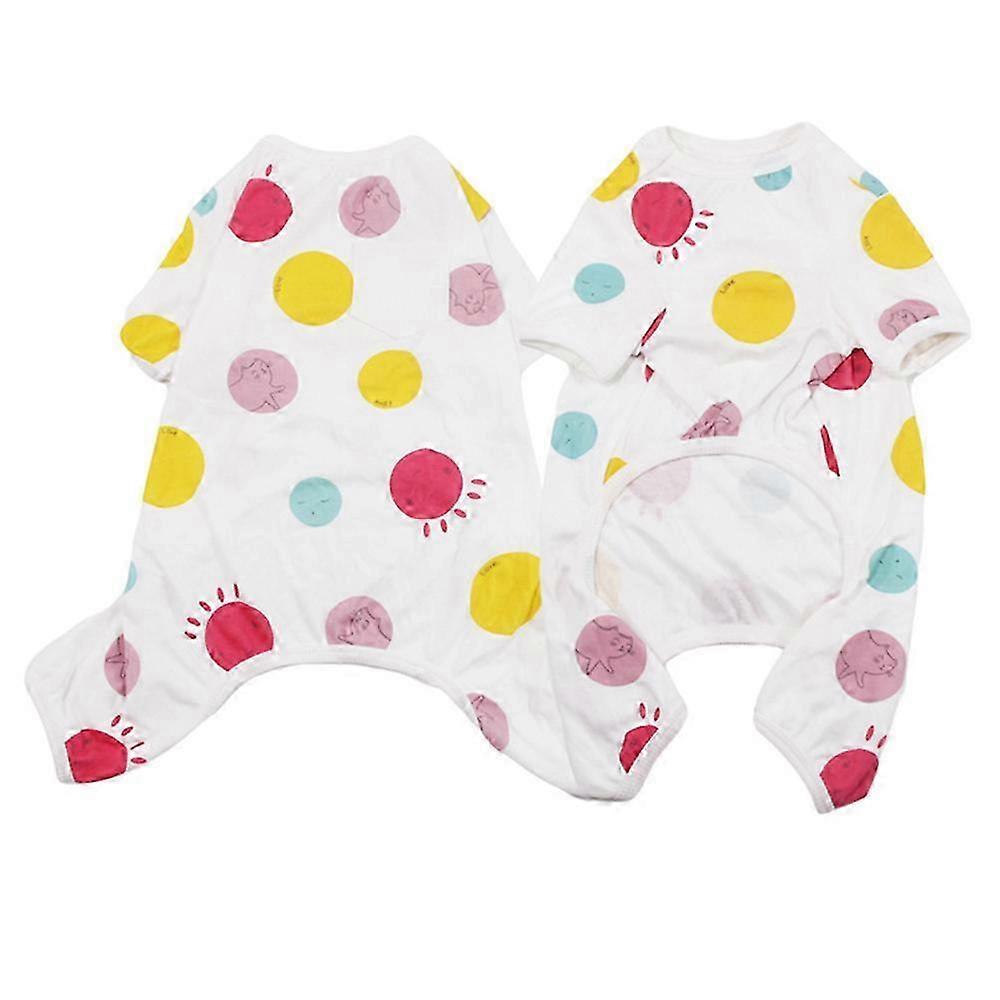 Soft Striped Dog Pajamas