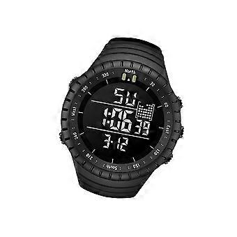 Sport Mens Watches Digital Sports Watch Square Shape Plastic Material With Stopwatch Function For Sports Enthusiasts 1Set