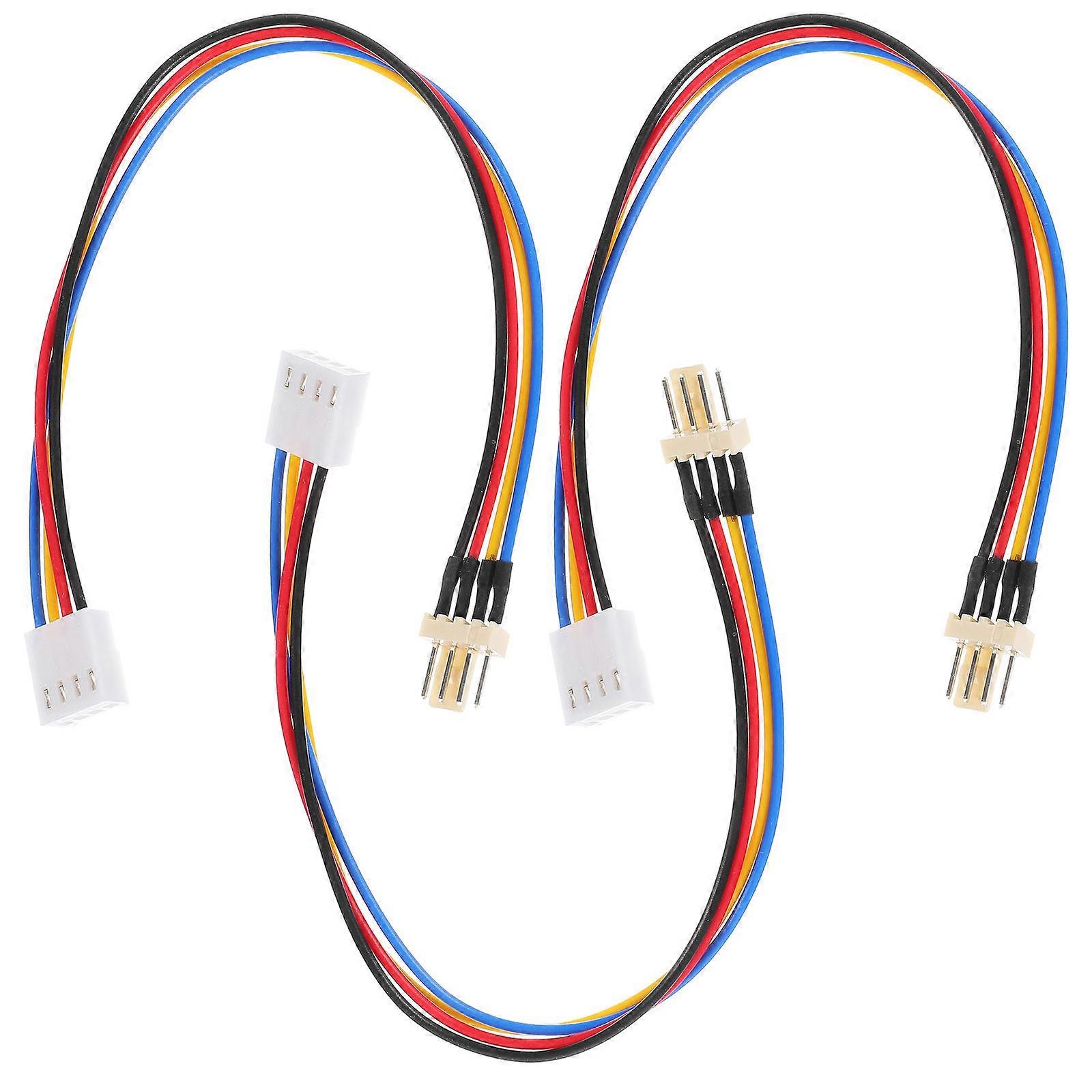 Pc-blæserforlængerkabel 4-bens splitteradapterledning til computer 3 stk.