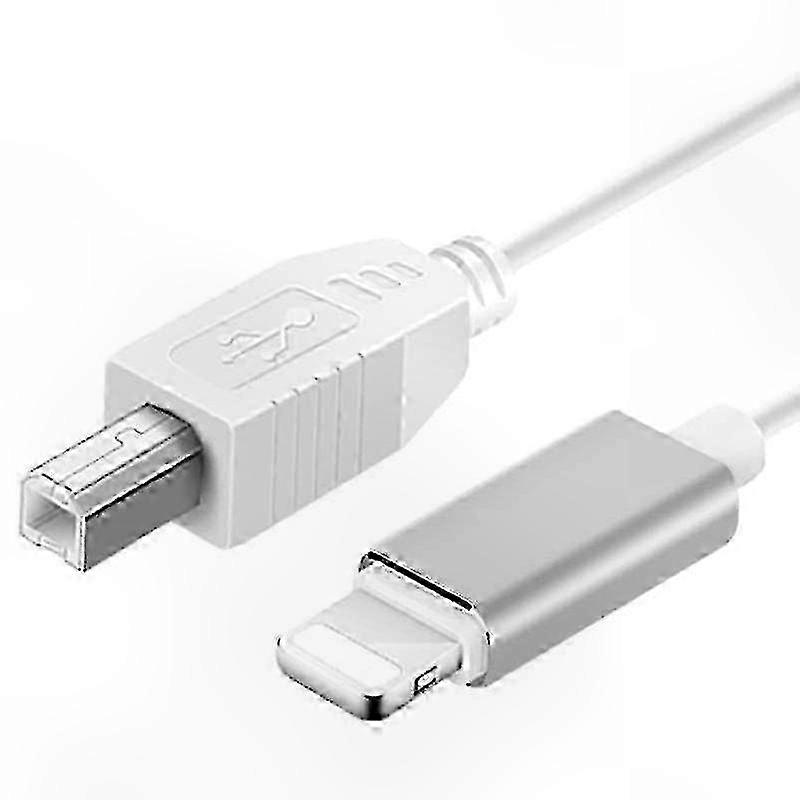 1m USB-B to 8 Pin MIDI Cable compatible with and Devices