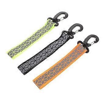 Reflective Keychain Set 3 Pack for Backpacks and Wheelchairs  Visibility Night Safety