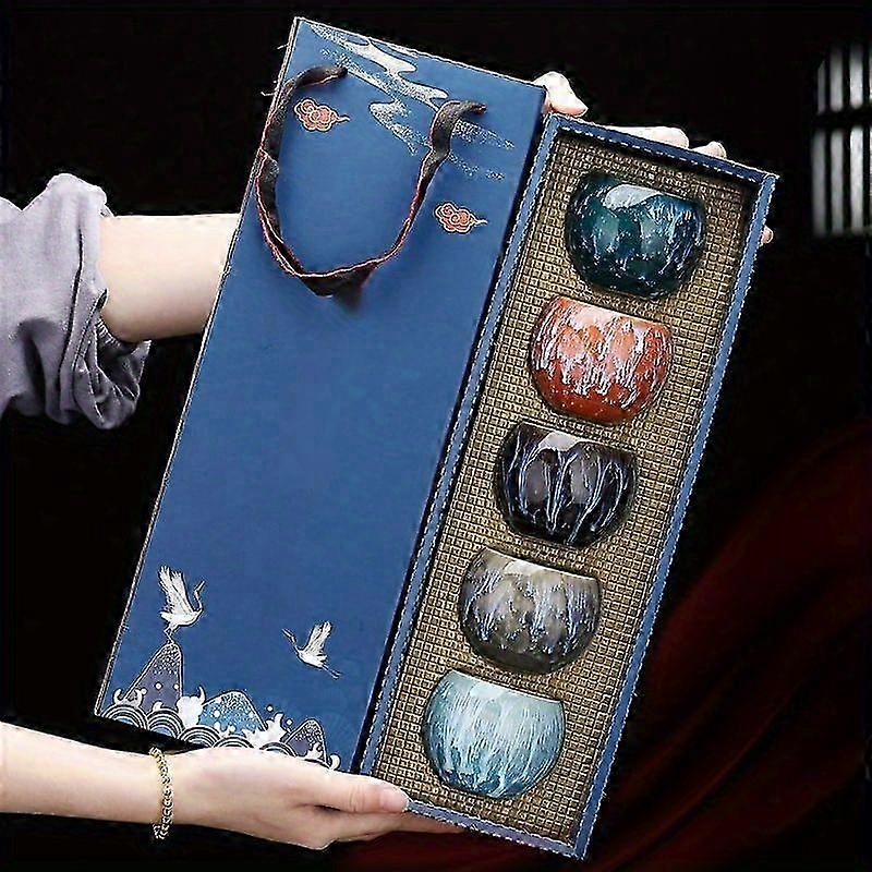 Kung Fu Style Five Elements Tea Cups