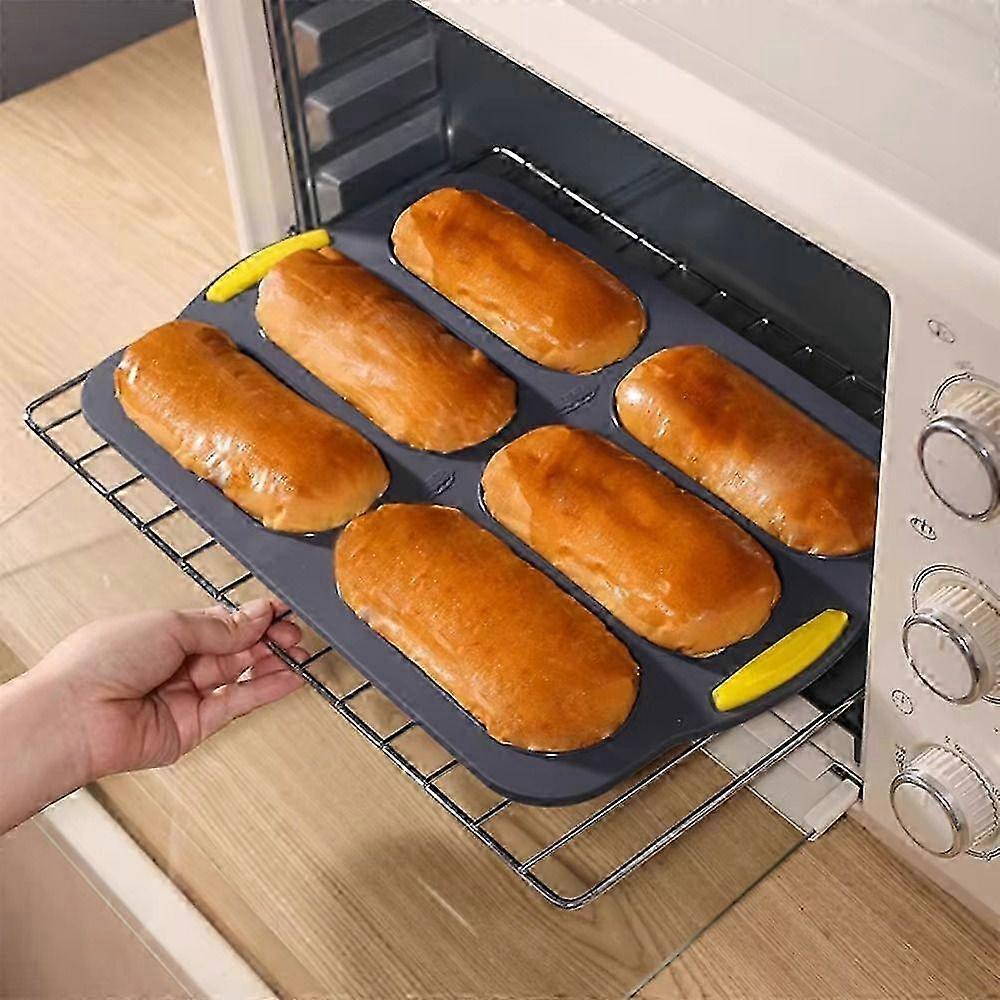 Flexible 6-Cavity Silicone Bake Tray