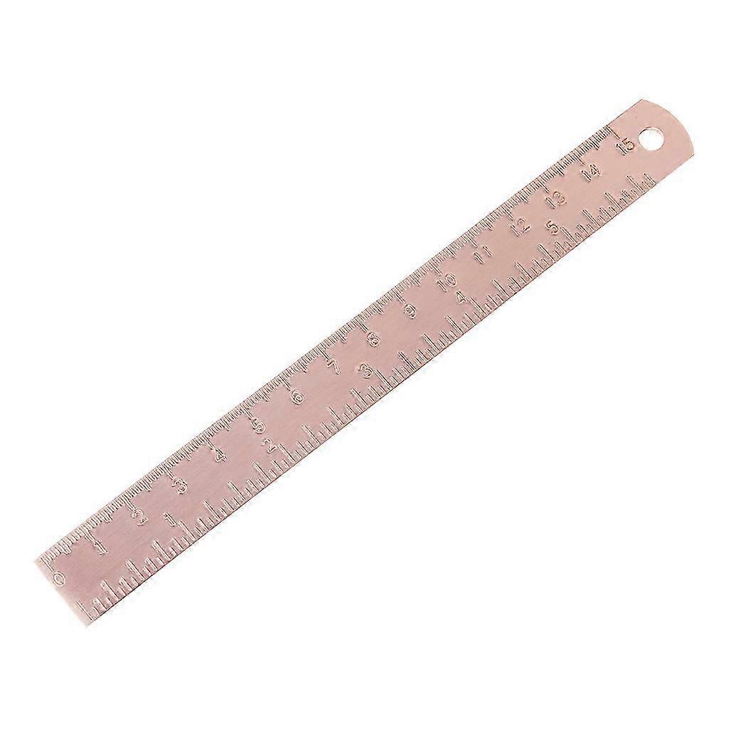 Solid Copper Ruler Bookmark Simple