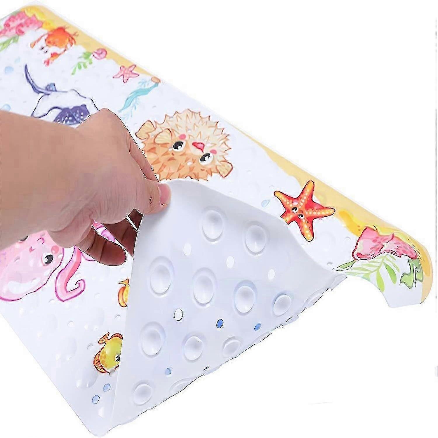 Extra Long Cartoon Bath Mat Non-Slip