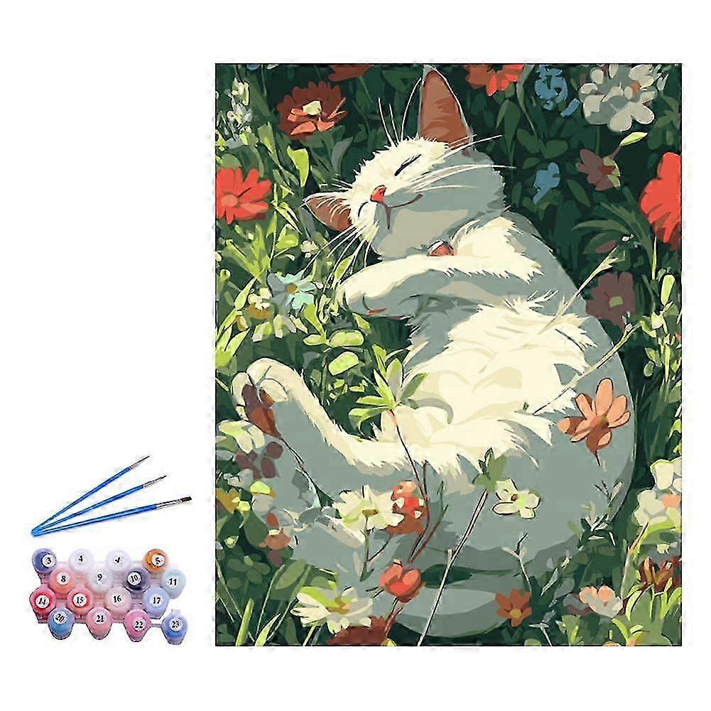 Relaxing Cat Painting Kit