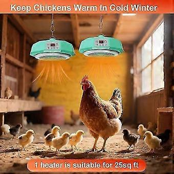 Fan-Heated Coop Heater With Remote