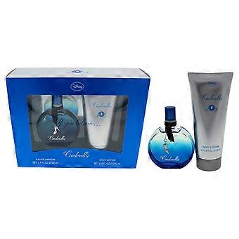 Disney Cinderella By Disney For Women - 2 Pc Gift Set 3.4oz Edp Spray, 6.8oz Body Lotion