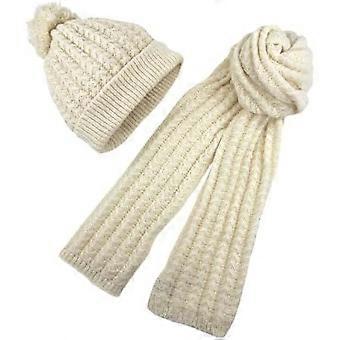 Knitted Scarf & Hat Set Fall Winter for Women and Men szshsy02