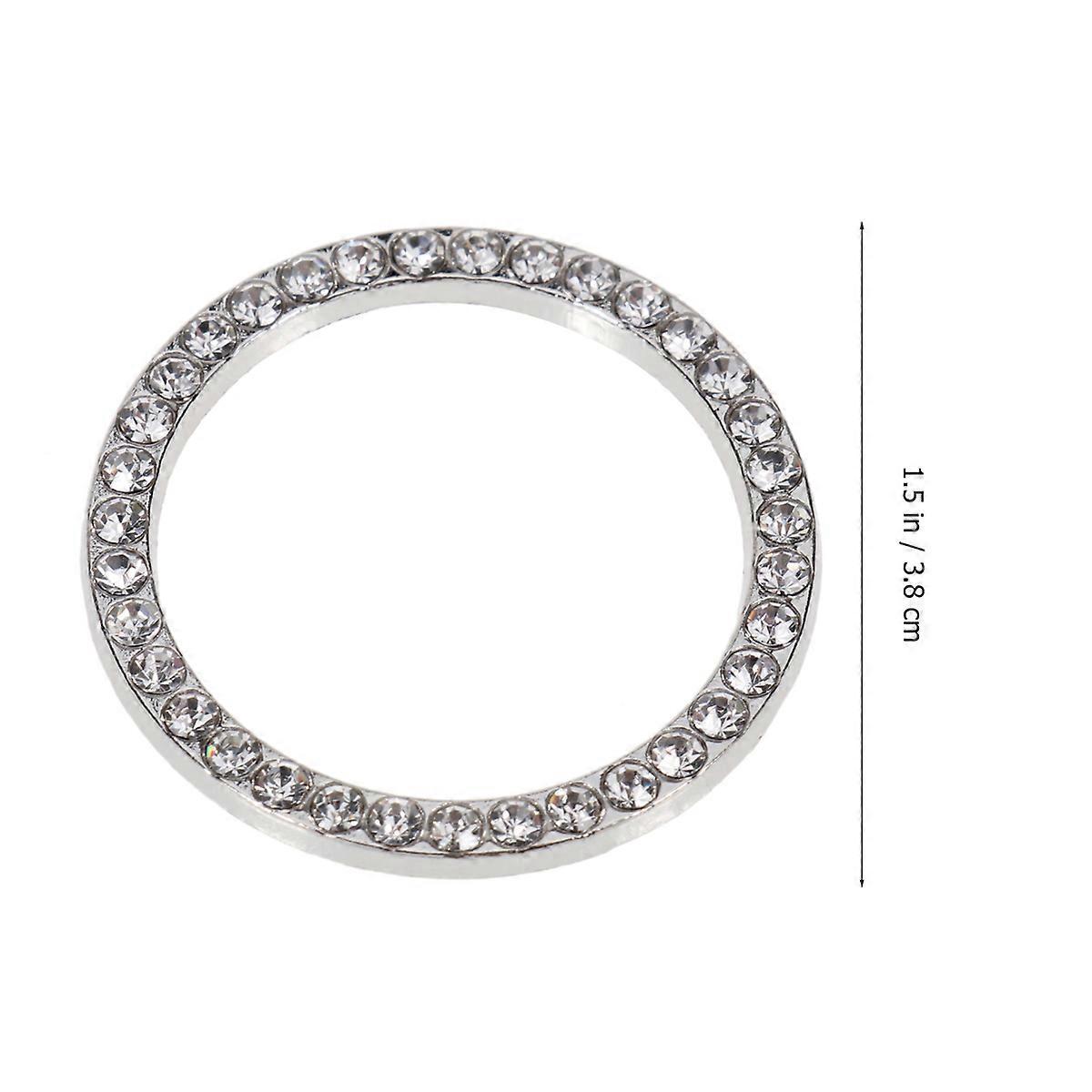 Premium White Rhinestone Control Rings