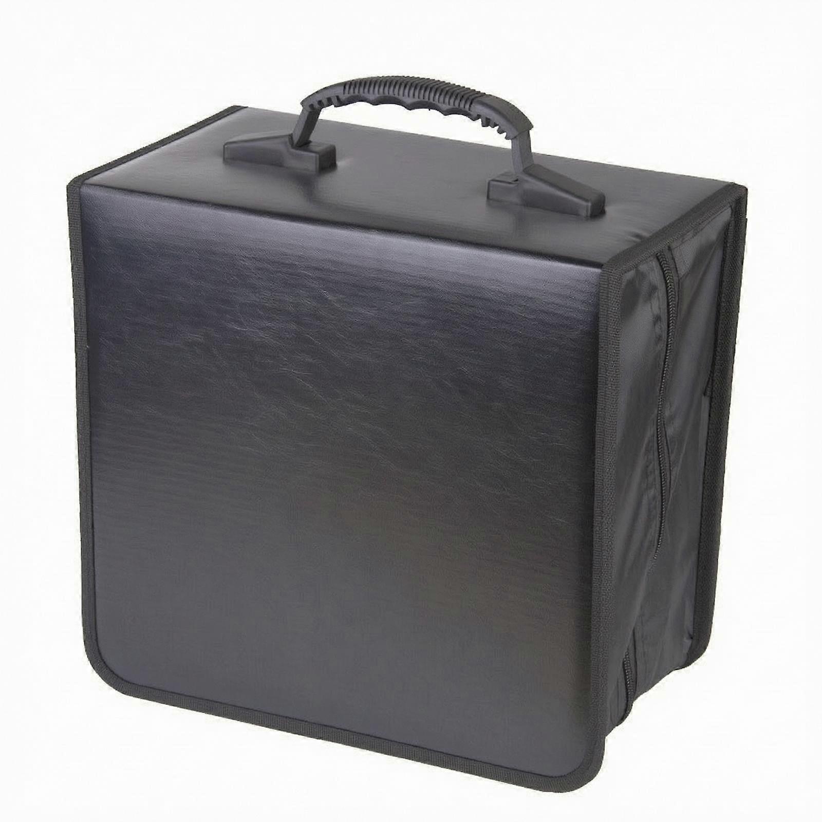 Sturdy Zippered CD Case 400 Capacity