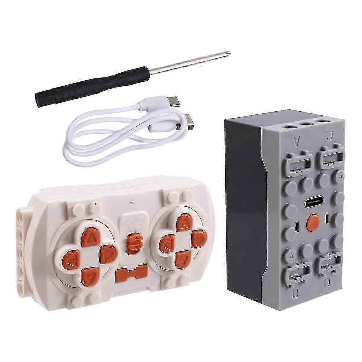 2.4G Bluetooth Lithium Battery Power Pack APP Module DIY Building Blocks Remote Control Kit