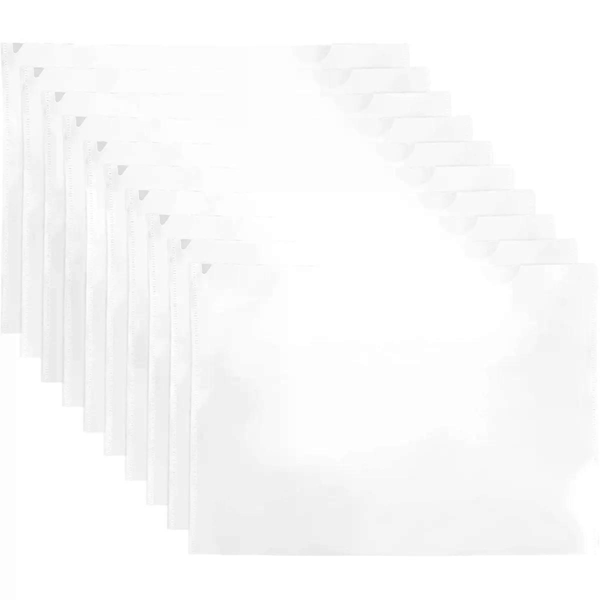A4 Document Folder 10 Pack PP Plastic Files Back to School Decor