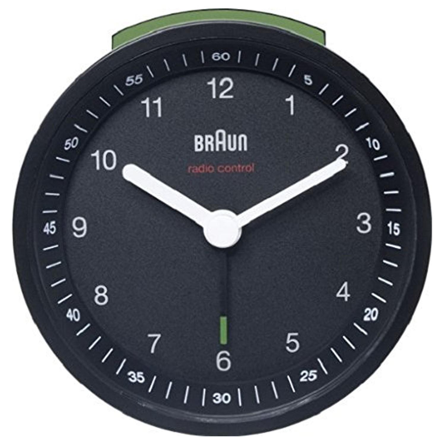 Braun Clock Analog Quartz Alarm Clocks BNC007GYGY-DCF