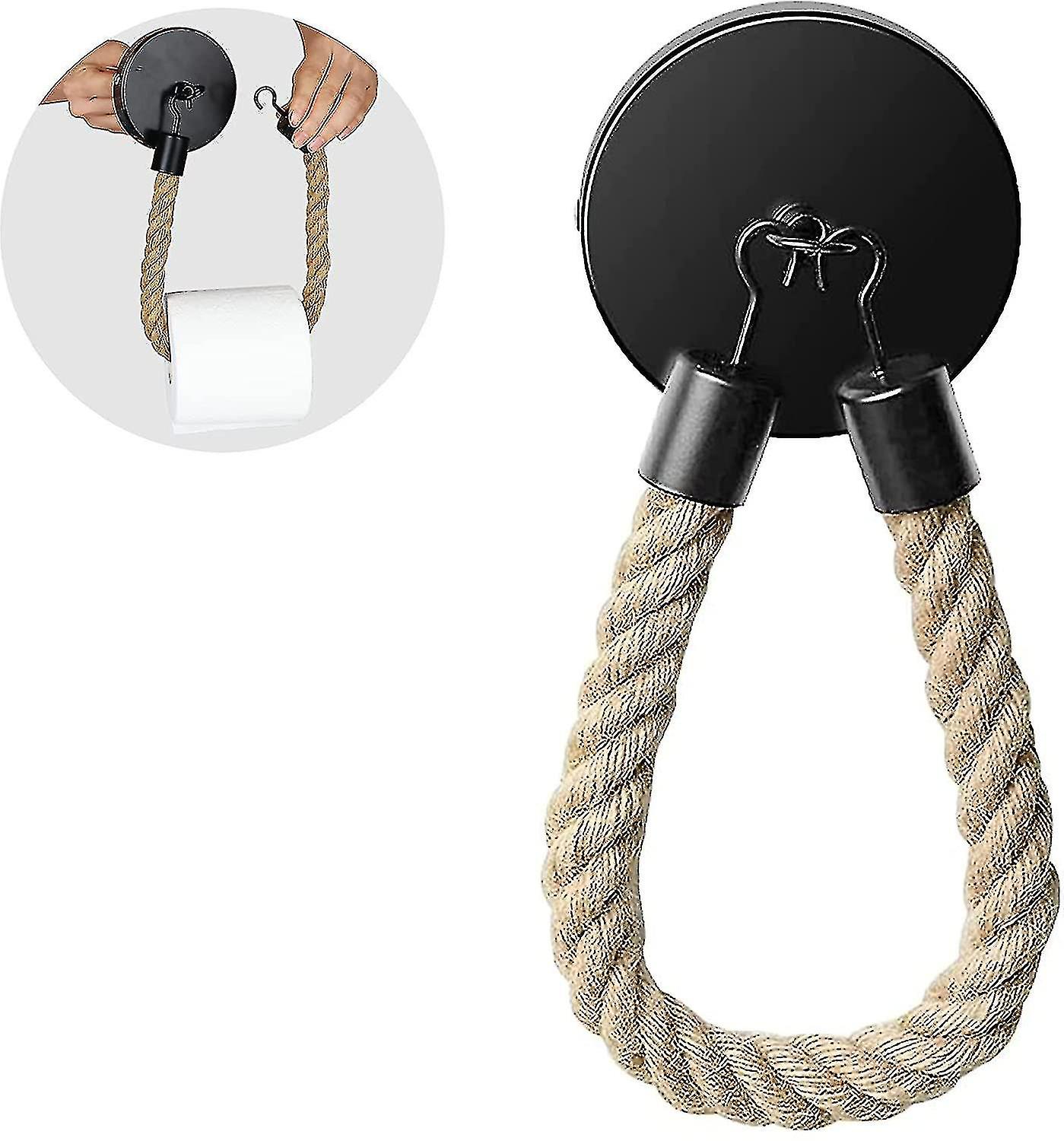 Badrum Retro Hampa Rep Toalettpapper Hållare