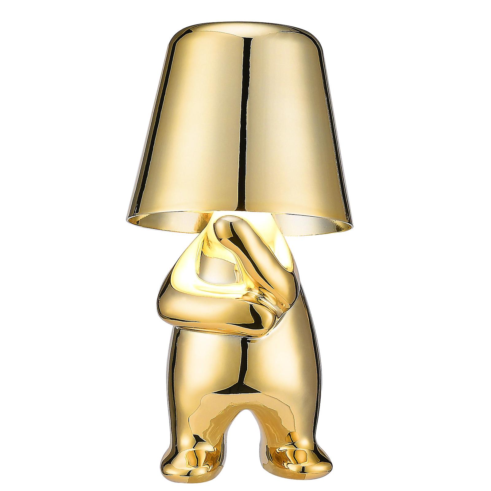 Little Golden Table Lamp Student Table Lamp Creative Decoration Touch Control Protect Vision