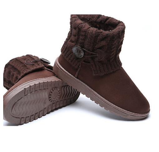 2022 Botas de Neve Femininas Outono e Inverno Nova Chegada Botas de Algodão Quente Botas grossas Lã Botas Curtas Moda Casual Botas de Neve De alto topo