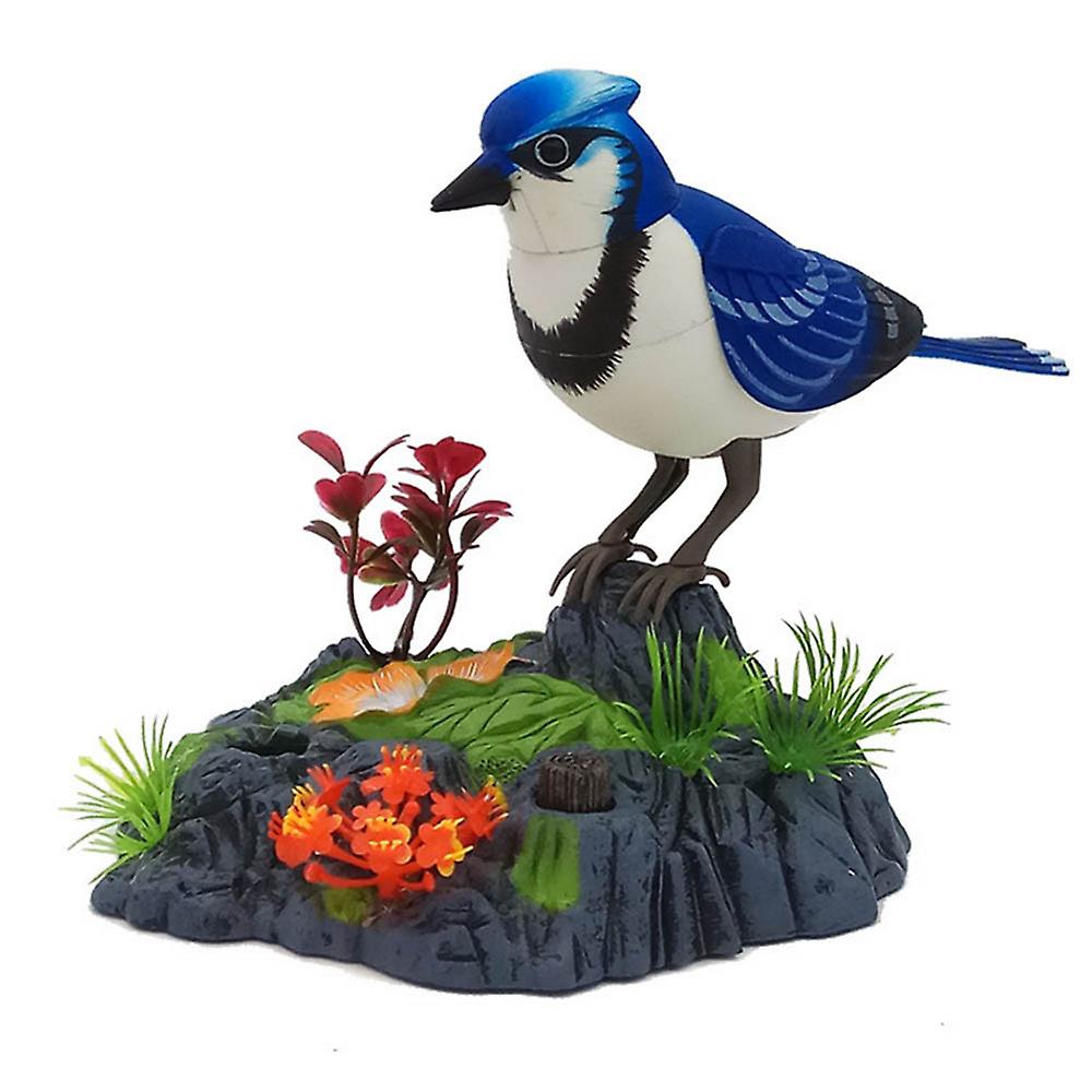 Mignon électronique animaux de compagnie simulation moineau oiseau ornement enfants jouets cadeaux bureau décoration d’intérieur Meilleur rabais