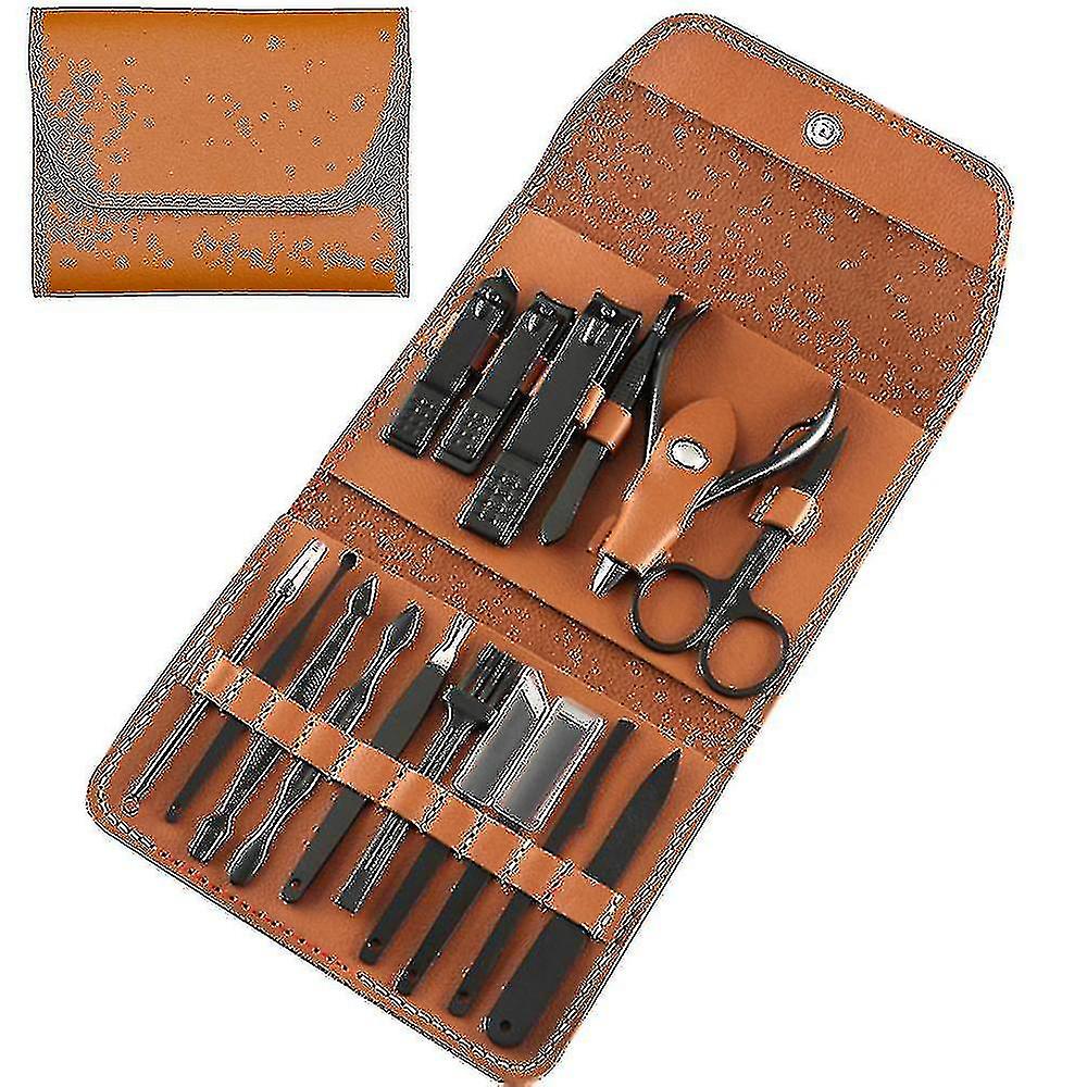 Professional Manicure Set, 16 Pieces Pedicure Kit Nail Clipper Set