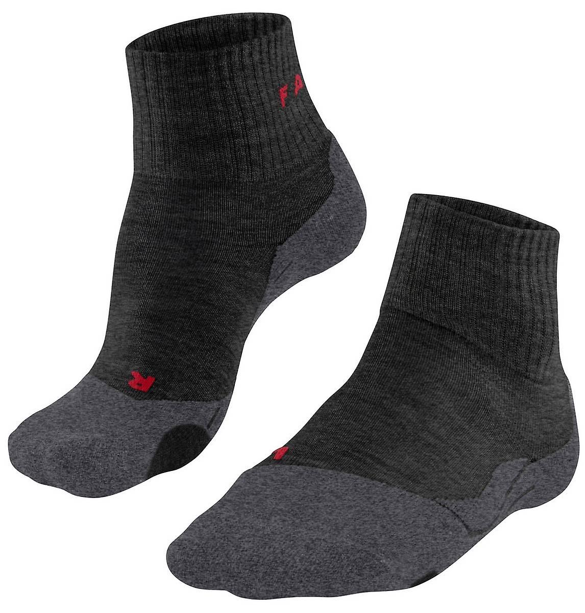 Falke TK2 Explore Short Socks - Asphalt Mel Grey