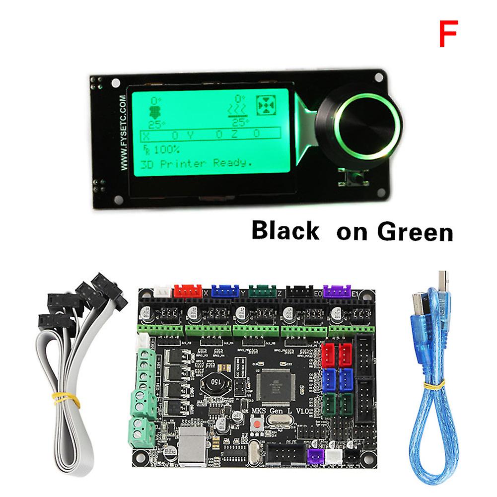 MKS Gen L+MINI12864 LCD Display Support Marlin DIY Kit for 3D Printer