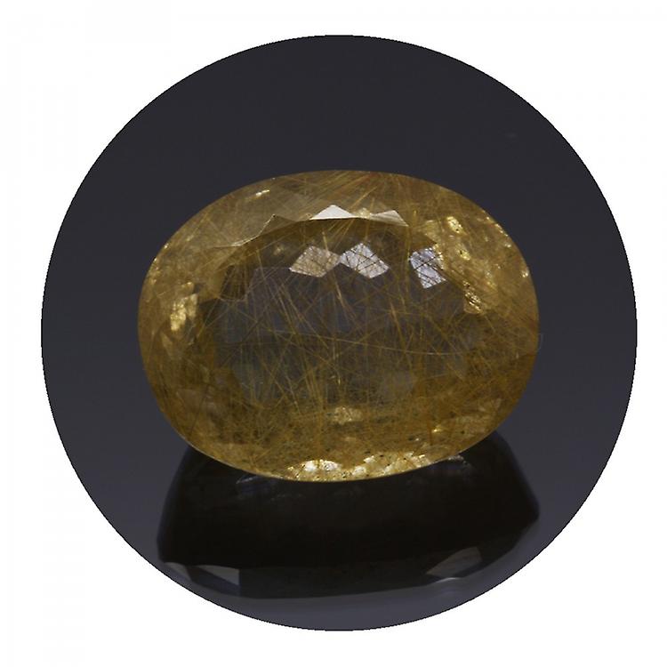 25,61 Ct. Rutile Quartz Oval Cut awo42