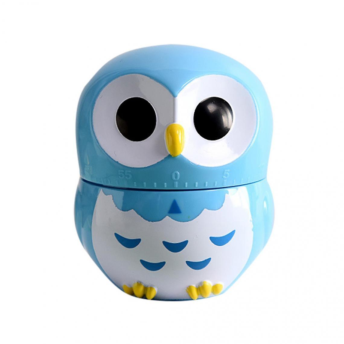 55 Minute Timer Kitchen Timer, Mechanical Alarm, Owl Type Timer, Clock Counting Tool, Cooking, Cooking, Shower, Learning Seconds.