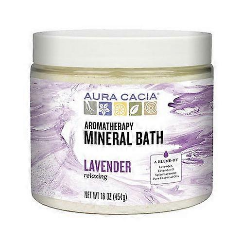 Aura Cacia 矿物浴,放松薰衣草 16 盎司 (1 包)