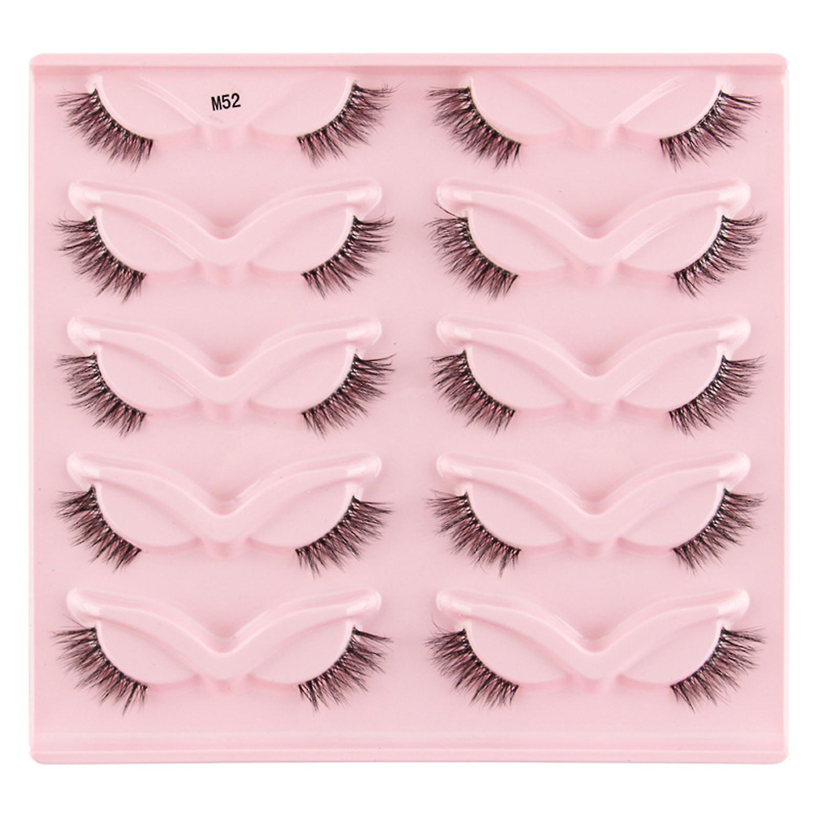 Arched Dense Artificial Eyelashes Reusable Easy To Fit Eye Shape Eyelashes