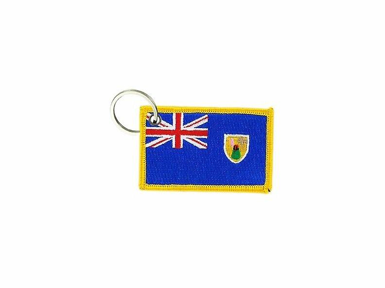 Cle Cles Key Brode Patch Ecusson Badge Flag Turkish Islands And Caicos