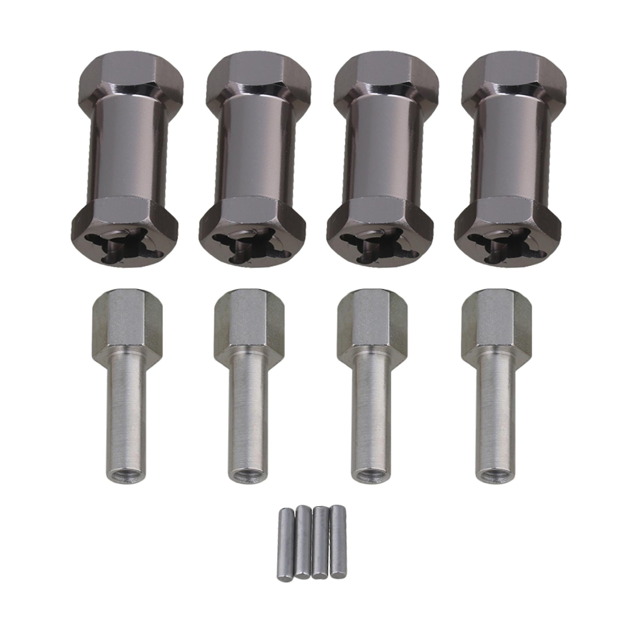 4xT10130 25mm Wheel Hub Extension for RC1:10 Rock Crawler Titanium Color