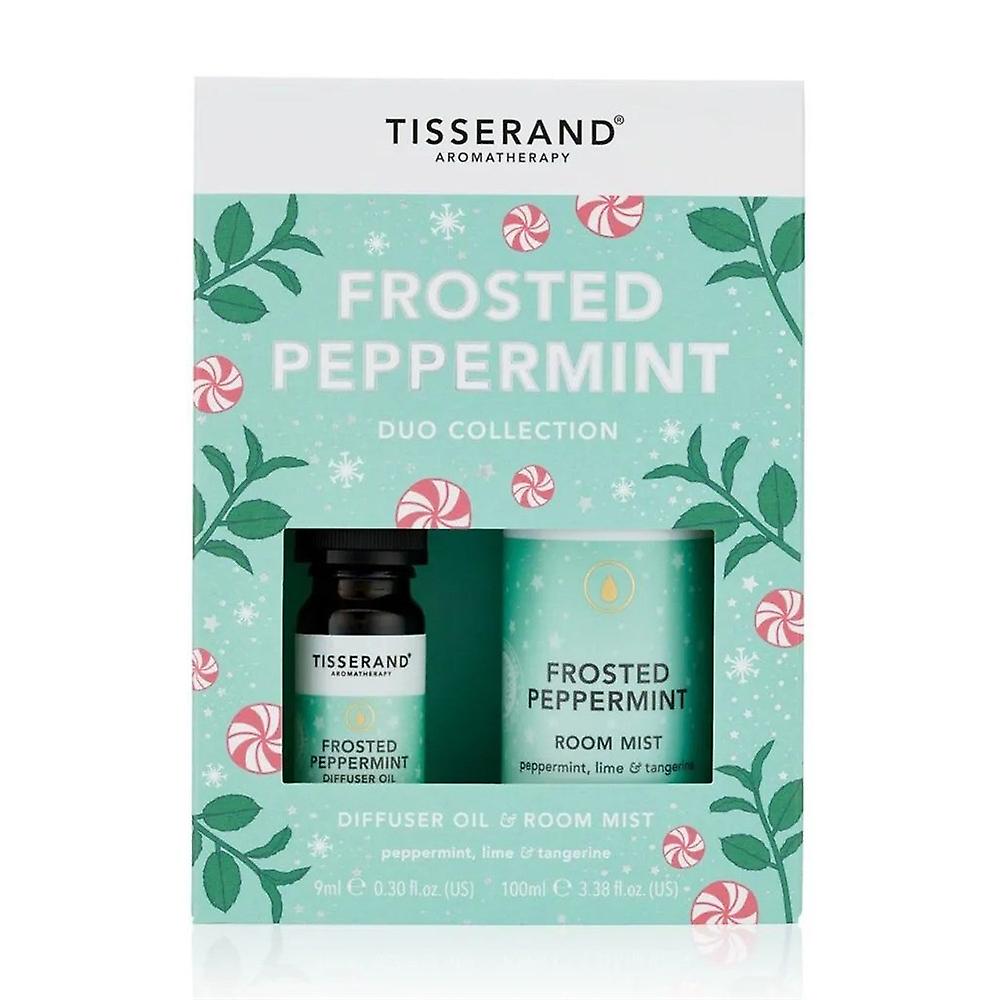 Tisserand Aromatherapy frosted peppermint duo collection - diffuser oil & room mist (1 x 9 ml, 1 x 100 ml) BI8881