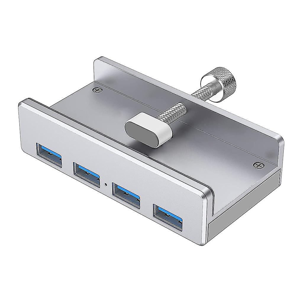 Ultra-portable Mh4pu Laptop Buckle Clamp Usb3.0 Hub With 3.28ft Usb Data Cable